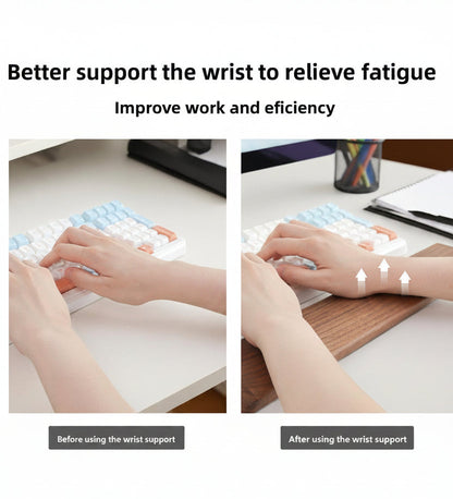 Focus Nest Walnut & Beech Wrist Rest